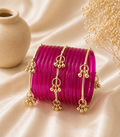 Glass jelly bangles set